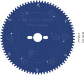 BoschEXPERT 铝制圆锯片 254 毫米，适用于金属切割。